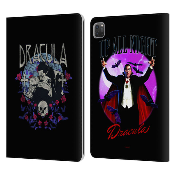 Universal Monsters Dracula Bite Leather Book Wallet Case Cover For Apple iPad Pro 11 2020 / 2021 / 2022