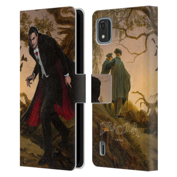 Universal Monsters Dracula Portrait Leather Book Wallet Case Cover For Nokia C2 2nd Edition