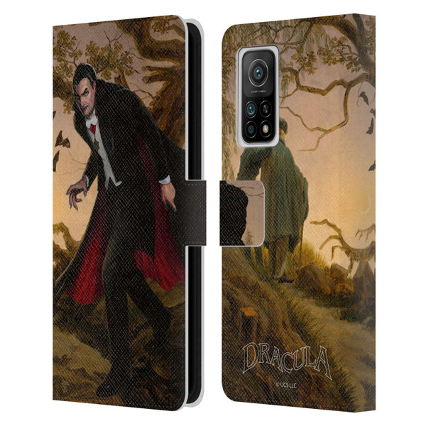 Universal Monsters Dracula Portrait Leather Book Wallet Case Cover For Xiaomi Mi 10T 5G