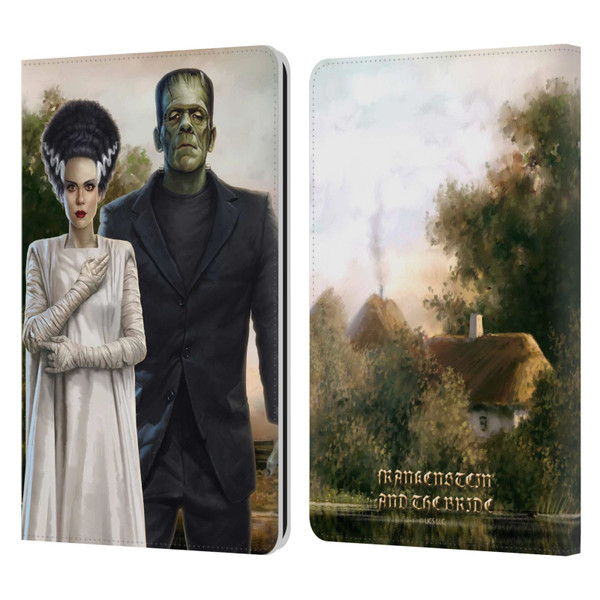 Universal Monsters Frankenstein Photo Leather Book Wallet Case Cover For Amazon Kindle Paperwhite 1 / 2 / 3