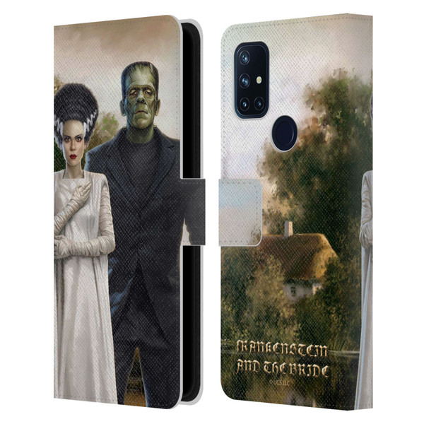Universal Monsters Frankenstein Photo Leather Book Wallet Case Cover For OnePlus Nord N10 5G