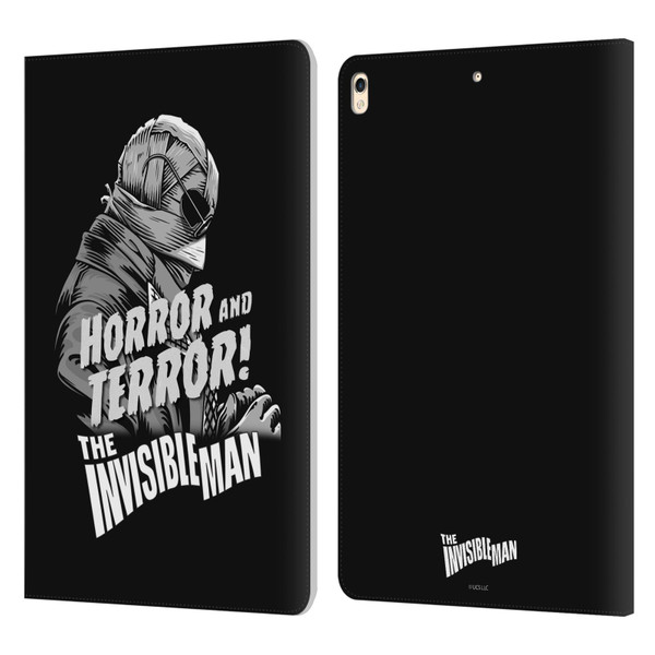 Universal Monsters The Invisible Man Horror And Terror Leather Book Wallet Case Cover For Apple iPad Pro 10.5 (2017)