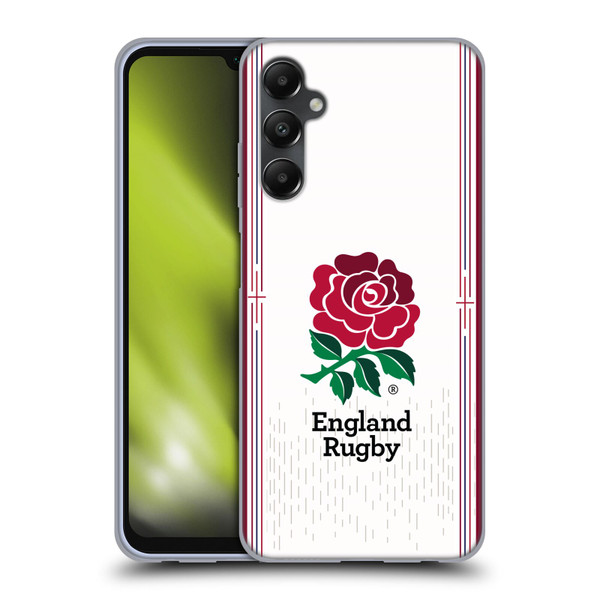 England Rugby Union 2023/24 Crest Kit Home Soft Gel Case for Samsung Galaxy A05s