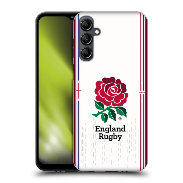 England Rugby Union 2023/24 Crest Kit Home Soft Gel Case for Samsung Galaxy M14 5G