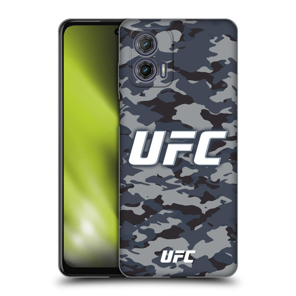 UFC Logo Camouflage Soft Gel Case for Motorola Moto G73 5G