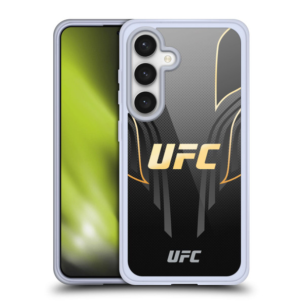 UFC Logo Black Gold Jersey Soft Gel Case for Samsung Galaxy S24 5G