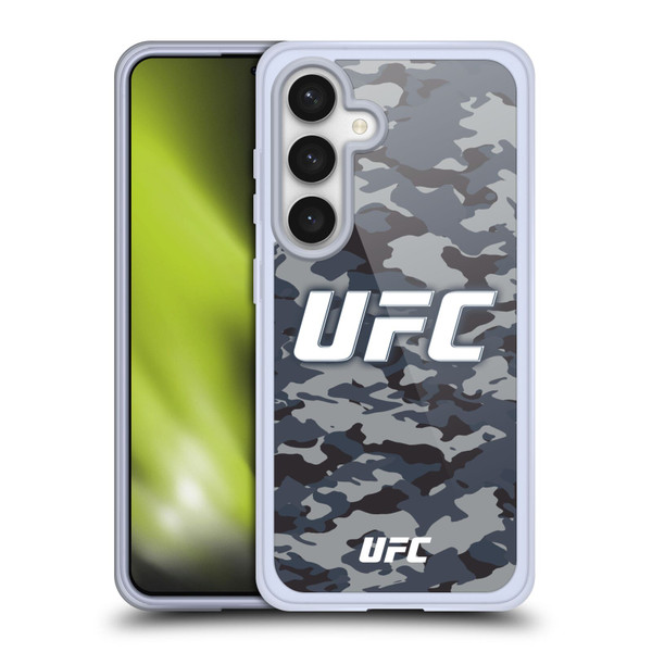UFC Logo Camouflage Soft Gel Case for Samsung Galaxy S24 5G