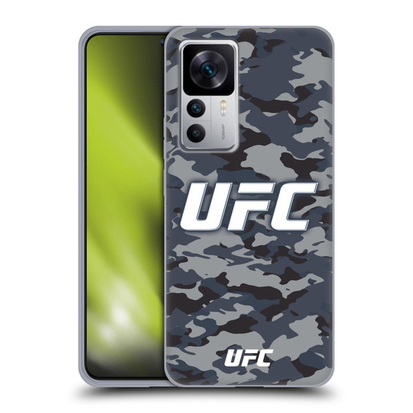 UFC Logo Camouflage Soft Gel Case for Xiaomi 12T 5G / 12T Pro 5G / Redmi K50 Ultra 5G