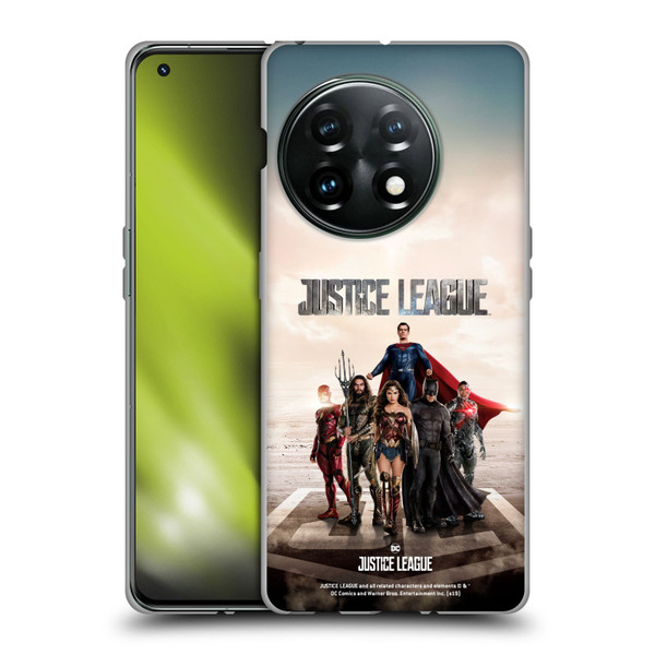 Justice League Movie Character Posters Group Soft Gel Case for OnePlus 11 5G