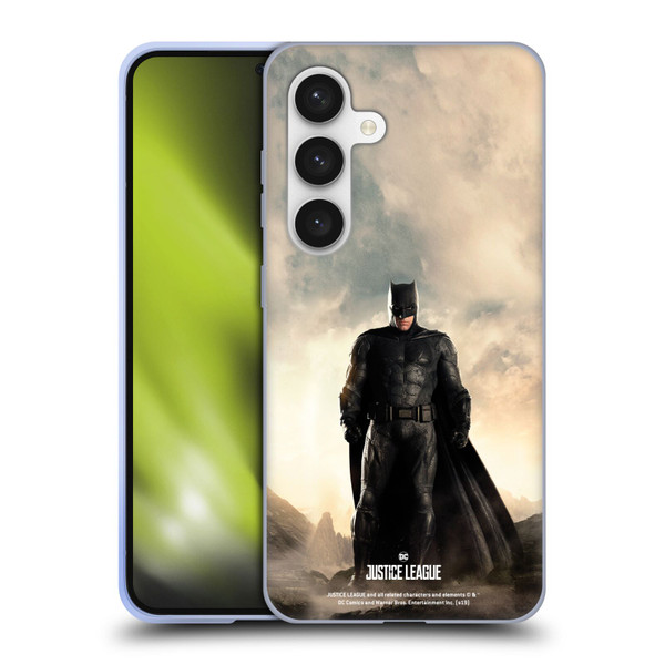 Justice League Movie Character Posters Batman Soft Gel Case for Samsung Galaxy S24 5G