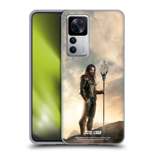 Justice League Movie Character Posters Aquaman Soft Gel Case for Xiaomi 12T 5G / 12T Pro 5G / Redmi K50 Ultra 5G