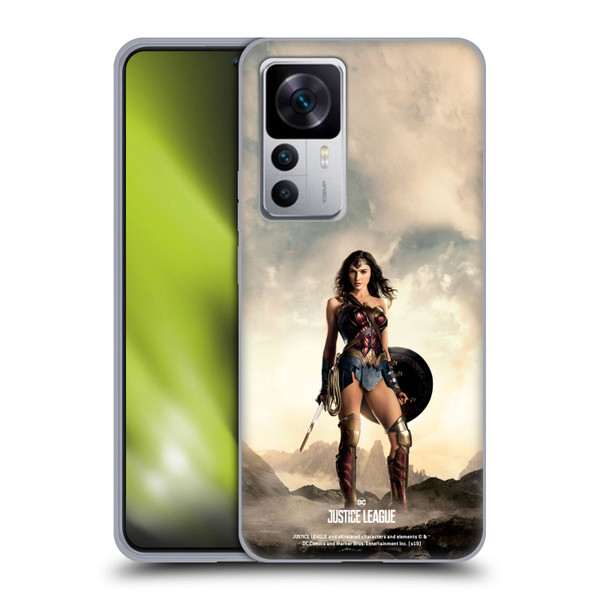 Justice League Movie Character Posters Wonder Woman Soft Gel Case for Xiaomi 12T 5G / 12T Pro 5G / Redmi K50 Ultra 5G