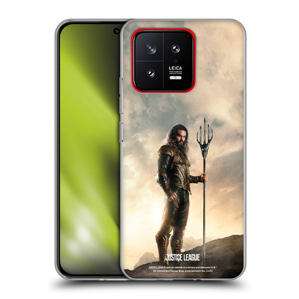Justice League Movie Character Posters Aquaman Soft Gel Case for Xiaomi 13 5G