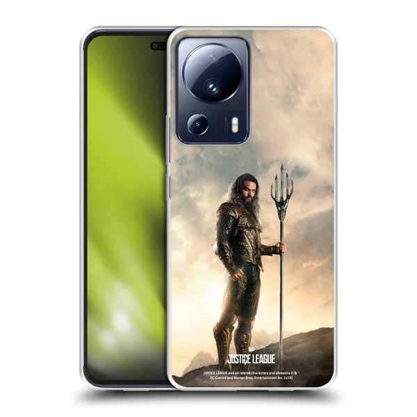 Justice League Movie Character Posters Aquaman Soft Gel Case for Xiaomi 13 Lite 5G