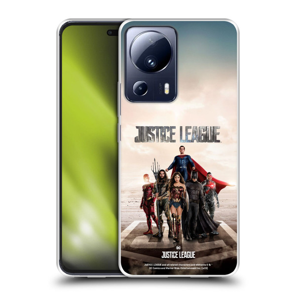Justice League Movie Character Posters Group Soft Gel Case for Xiaomi 13 Lite 5G