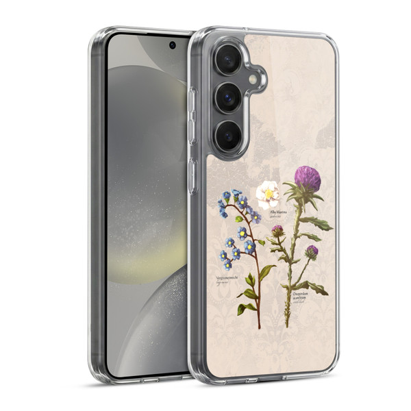 Outlander Graphics Flowers Soft Gel Case for Samsung Galaxy S24 5G & MagSafe
