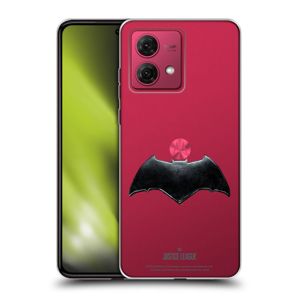 Justice League Movie Logos Batman Soft Gel Case for Motorola Moto G84 5G