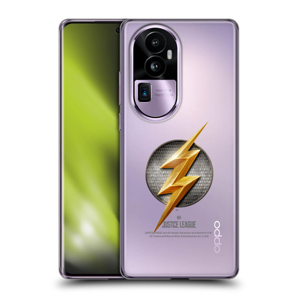 Justice League Movie Logos The Flash Soft Gel Case for OPPO Reno10 Pro+