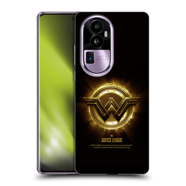 Justice League Movie Logos Wonder Woman 2 Soft Gel Case for OPPO Reno10 Pro+