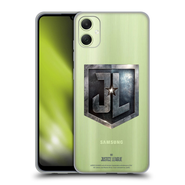 Justice League Movie Logos JL Badge Soft Gel Case for Samsung Galaxy A05