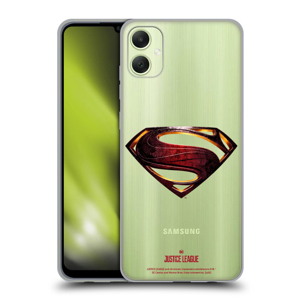 Justice League Movie Logos Superman Soft Gel Case for Samsung Galaxy A05