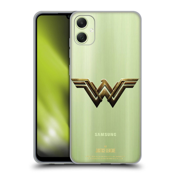Justice League Movie Logos Wonder Woman Soft Gel Case for Samsung Galaxy A05