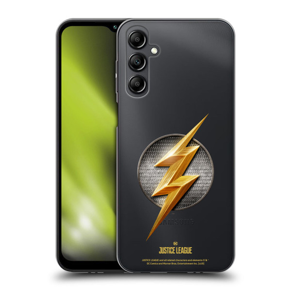 Justice League Movie Logos The Flash Soft Gel Case for Samsung Galaxy M14 5G