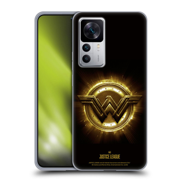 Justice League Movie Logos Wonder Woman 2 Soft Gel Case for Xiaomi 12T 5G / 12T Pro 5G / Redmi K50 Ultra 5G