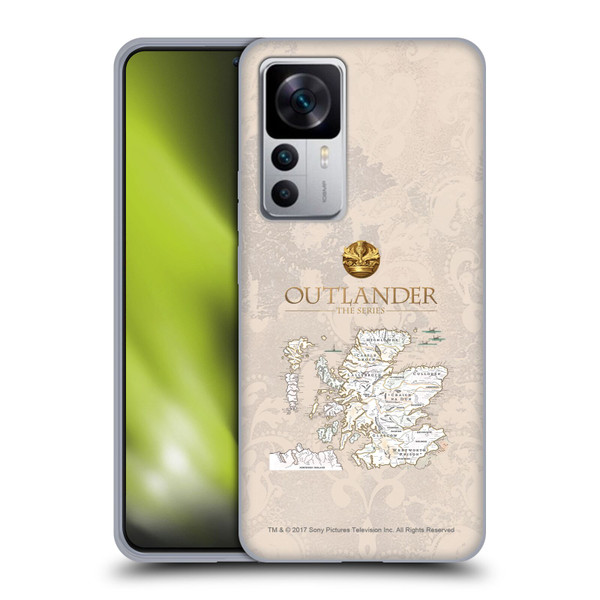 Outlander Seals And Icons Map Soft Gel Case for Xiaomi 12T 5G / 12T Pro 5G / Redmi K50 Ultra 5G
