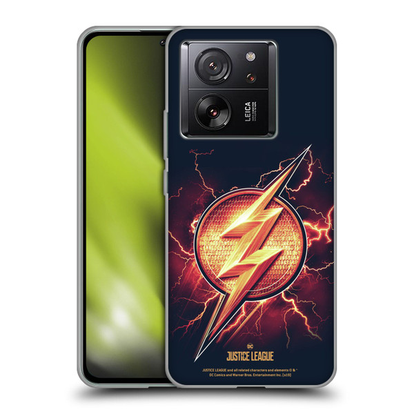 Justice League Movie Logos The Flash 2 Soft Gel Case for Xiaomi 13T 5G / 13T Pro 5G