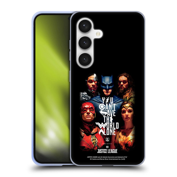 Justice League Movie Posters You Can't Save Soft Gel Case for Samsung Galaxy S24 5G