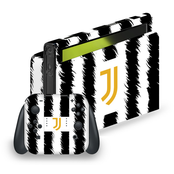 Juventus Football Club 2023/24 Match Kit Home Vinyl Sticker Skin Decal Cover for Nintendo Switch OLED