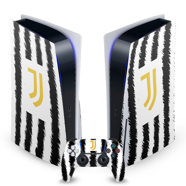Juventus Football Club 2023/24 Match Kit Home Vinyl Sticker Skin Decal Cover for Sony PS5 Disc Edition Bundle