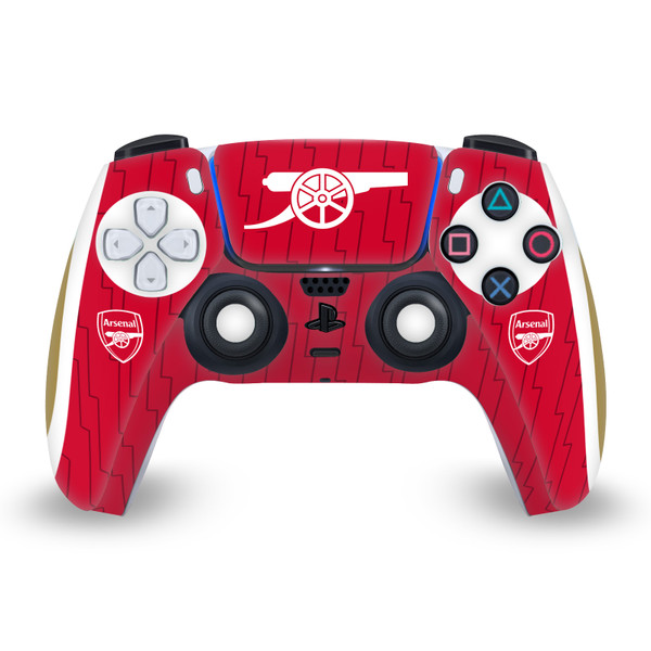 Arsenal FC 2023/24 Crest Kit Home Vinyl Sticker Skin Decal Cover for Sony PS5 Sony DualSense Controller