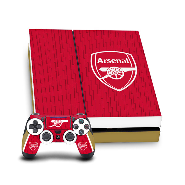 Arsenal FC 2023/24 Crest Kit Home Vinyl Sticker Skin Decal Cover for Sony PS4 Console & Controller