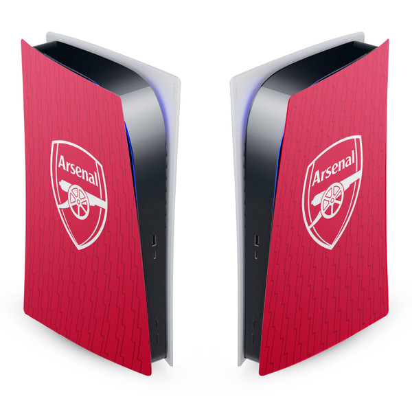 Arsenal FC 2023/24 Crest Kit Home Vinyl Sticker Skin Decal Cover for Sony PS5 Digital Edition Console