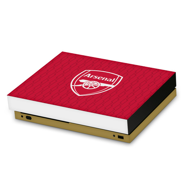 Arsenal FC 2023/24 Crest Kit Home Vinyl Sticker Skin Decal Cover for Microsoft Xbox One X Console