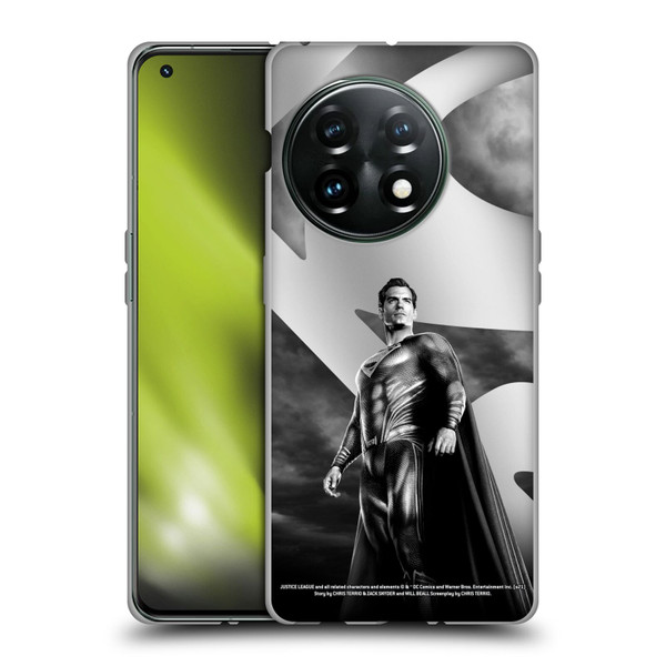 Zack Snyder's Justice League Snyder Cut Character Art Superman Soft Gel Case for OnePlus 11 5G