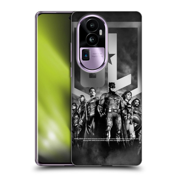 Zack Snyder's Justice League Snyder Cut Character Art Group Logo Soft Gel Case for OPPO Reno10 Pro+