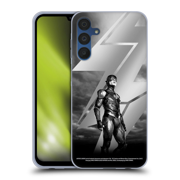 Zack Snyder's Justice League Snyder Cut Character Art Flash Soft Gel Case for Samsung Galaxy A15