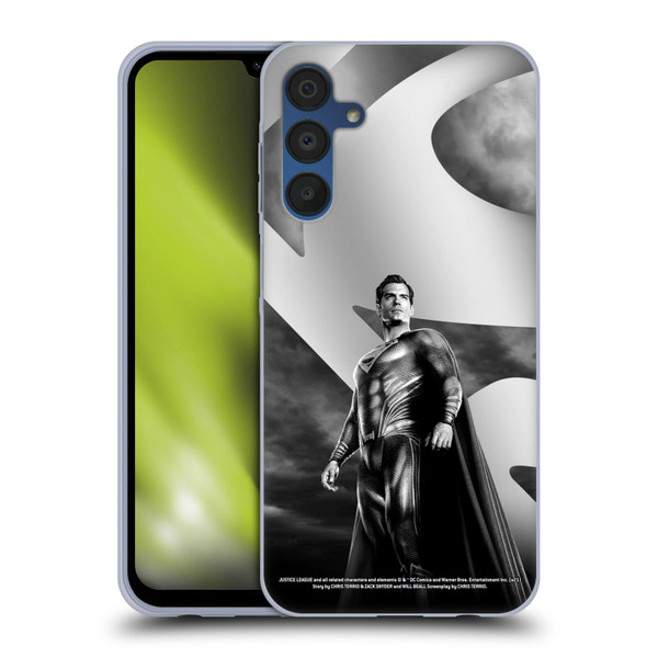 Zack Snyder's Justice League Snyder Cut Character Art Superman Soft Gel Case for Samsung Galaxy A15