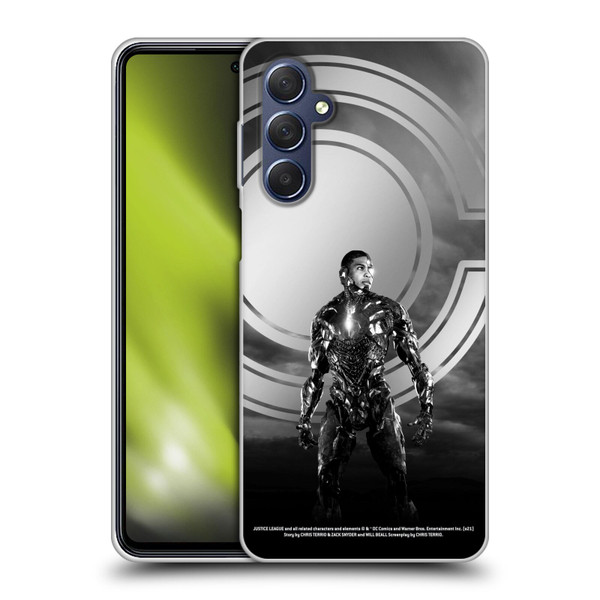 Zack Snyder's Justice League Snyder Cut Character Art Cyborg Soft Gel Case for Samsung Galaxy M54 5G