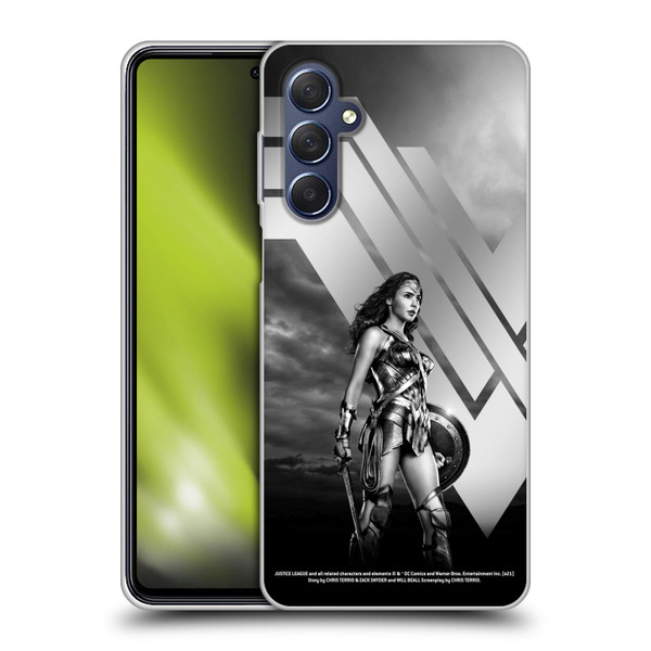 Zack Snyder's Justice League Snyder Cut Character Art Wonder Woman Soft Gel Case for Samsung Galaxy M54 5G