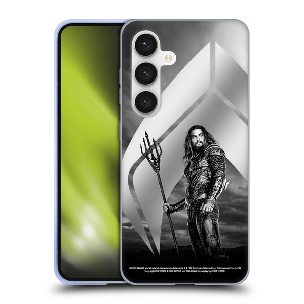Zack Snyder's Justice League Snyder Cut Character Art Aquaman Soft Gel Case for Samsung Galaxy S24 5G