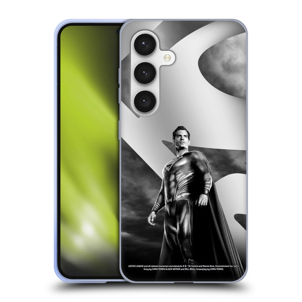 Zack Snyder's Justice League Snyder Cut Character Art Superman Soft Gel Case for Samsung Galaxy S24 5G