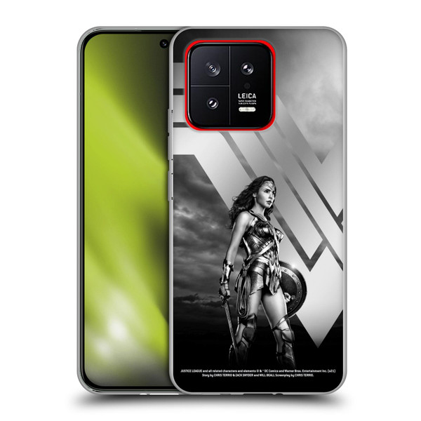 Zack Snyder's Justice League Snyder Cut Character Art Wonder Woman Soft Gel Case for Xiaomi 13 5G