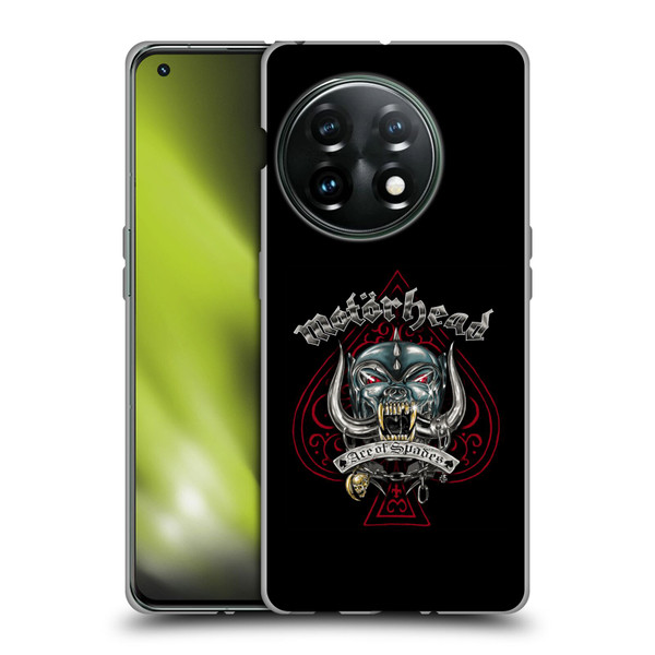 Motorhead Graphics Ace Of Spades Dog Soft Gel Case for OnePlus 11 5G