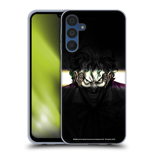 The Joker DC Comics Character Art Arkham Asylum Soft Gel Case for Samsung Galaxy A15
