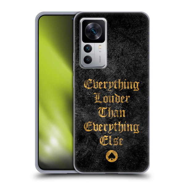 Motorhead Key Art Everything Louder Soft Gel Case for Xiaomi 12T 5G / 12T Pro 5G / Redmi K50 Ultra 5G