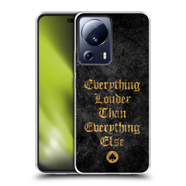 Motorhead Key Art Everything Louder Soft Gel Case for Xiaomi 13 Lite 5G